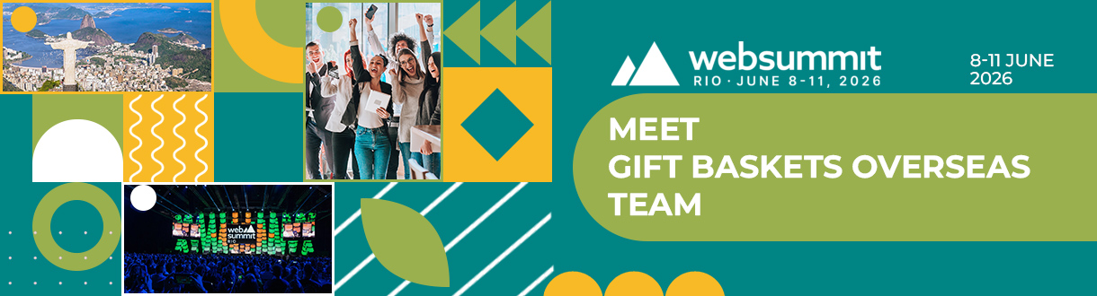 Meet the Gift Baskets Overseas Team at Web Summit Rio 2026!